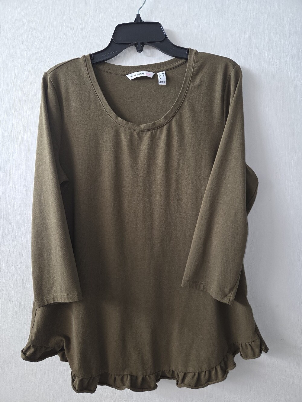 Isaac Mizrahi 3/4 Sleeve Top
